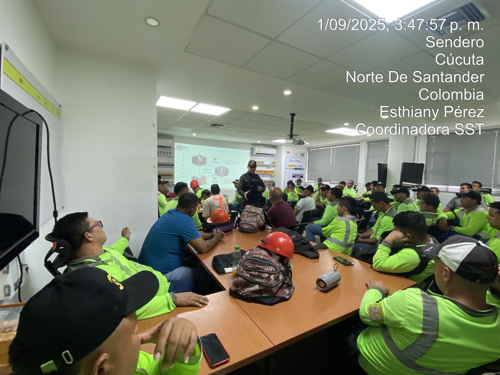 Evidencia de capacitación